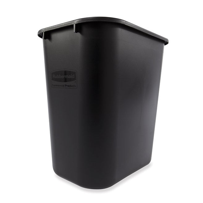 [FG295600BLA] Cesto De Basura Para Escritorio Rcp Mediano, 28 Qt - Negro (FG295600BLA)