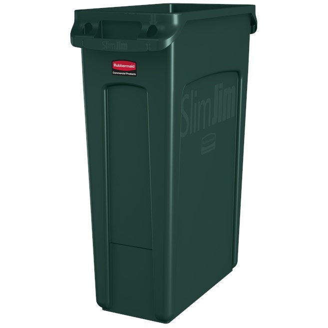 [1956186] Contenedor Bote De Basura Slim Jim 23 Gal - Verde (1956186)