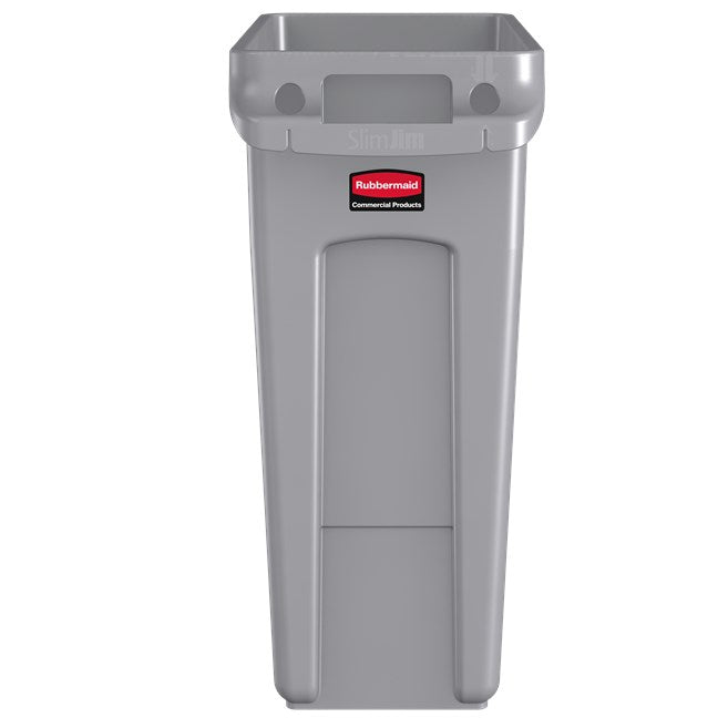 [1971258] Contenedor Bote De Basura Slim Jim 16 Gal - Gris (1971258)