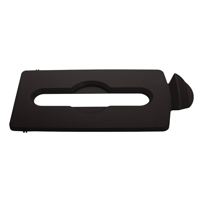 [2007903] Tapa Slim Jim® para Papelera de Reciclaje Café con Ranura (2007903)