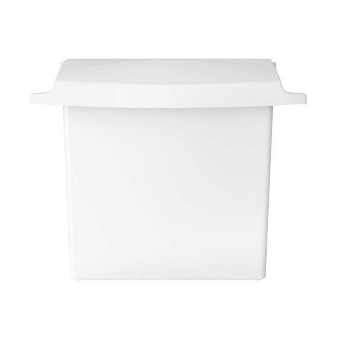 Recipiente Para Toallas Sanitarias Femeninas Con Revestimiento Rígido, Blanco (FG614000WHT)
