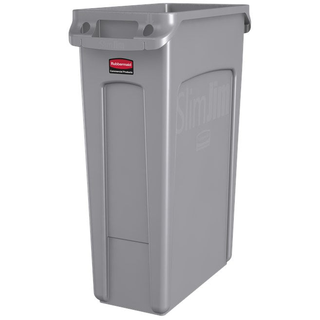 [FG354060GRAY] Contenedor Bote De Basura Slim Jim 23 Gal - Gris (FG354060GRAY)