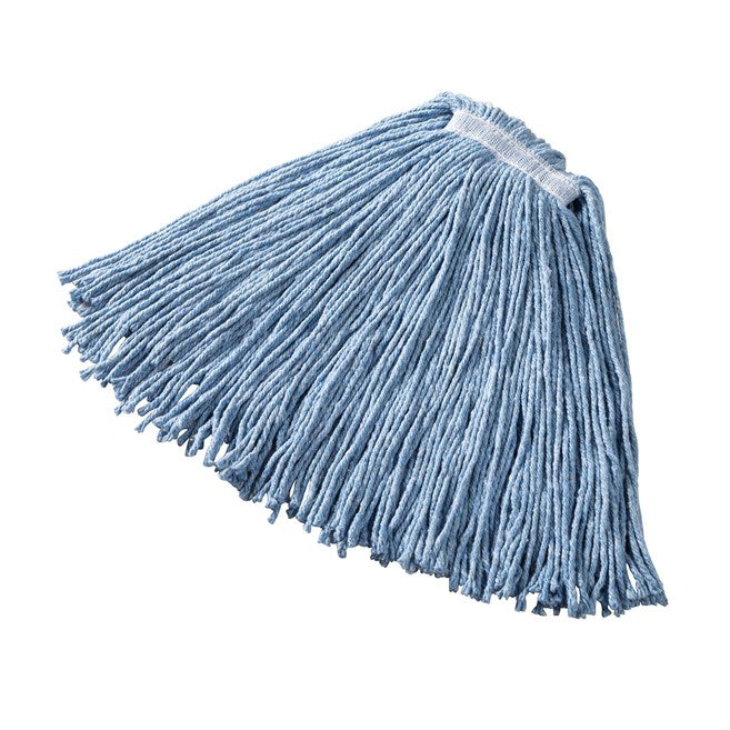 [FGF51600BL00] Mop Húmedo Chico Dura Pro, Mezcla De Extremos Cortados, 1", Azul (FGF51600BL00)
