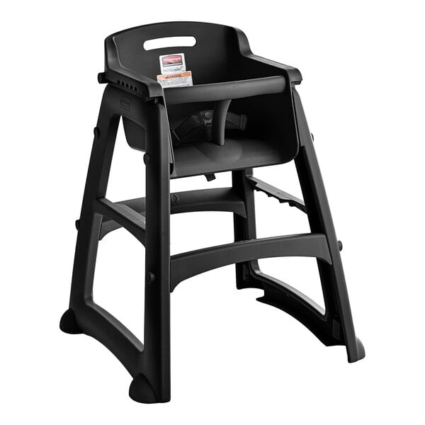 Silla Alta para Bebé Sturdy Chair™ Negra sin Ruedas (FG780608BLA)
