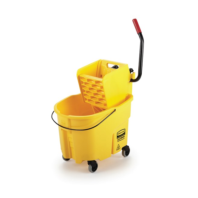 [KITFG758088YEL] Balde Y Exprimidor Wavebrake Con Prensa Lateral, 35 Qt Colores - Amarillo (KITFG758088YEL)